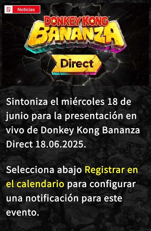 Nintendo anuncia un Donkey Kong Bananza Direct para el 18 de junio