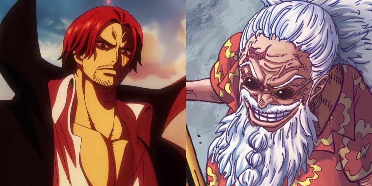 Shanks y Gaban en one piece