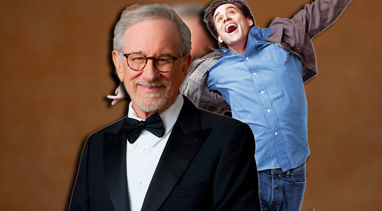 Imagen de Spielberg tiene 78 años y aún no ha trabajado con Jim Carrey: "mi marido no es lo suficientemente divertido"