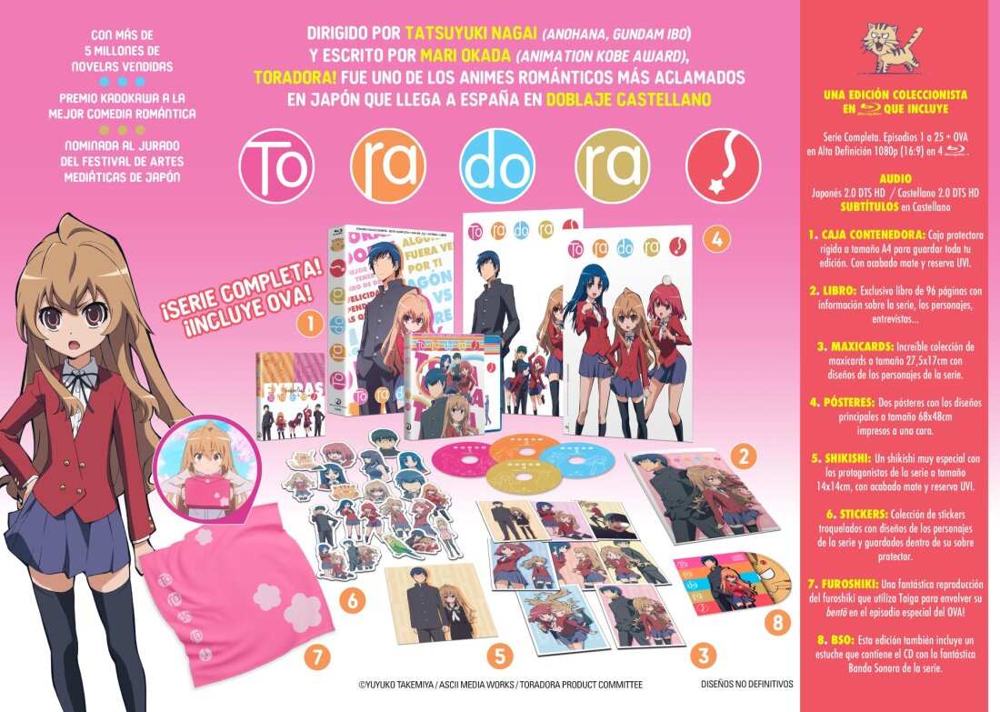 Toradora edicion coleccionista