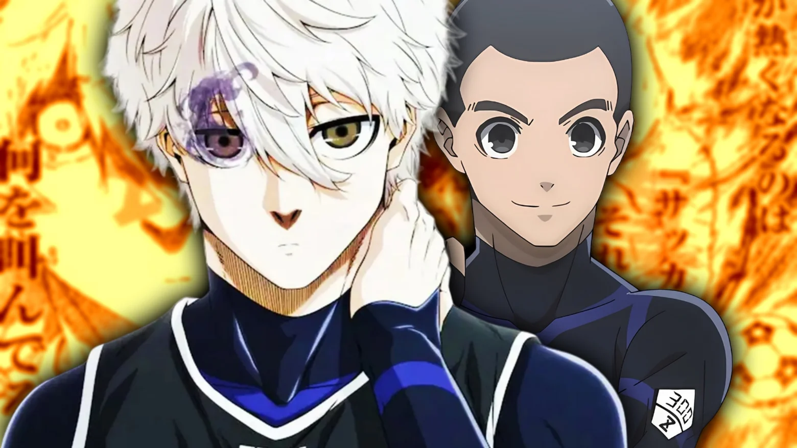 Isagi e Igarashi een Blue Lock