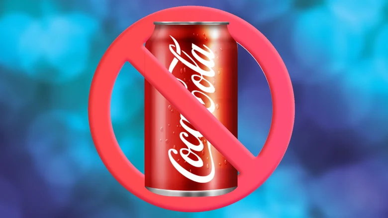 coca-cola lata refresco