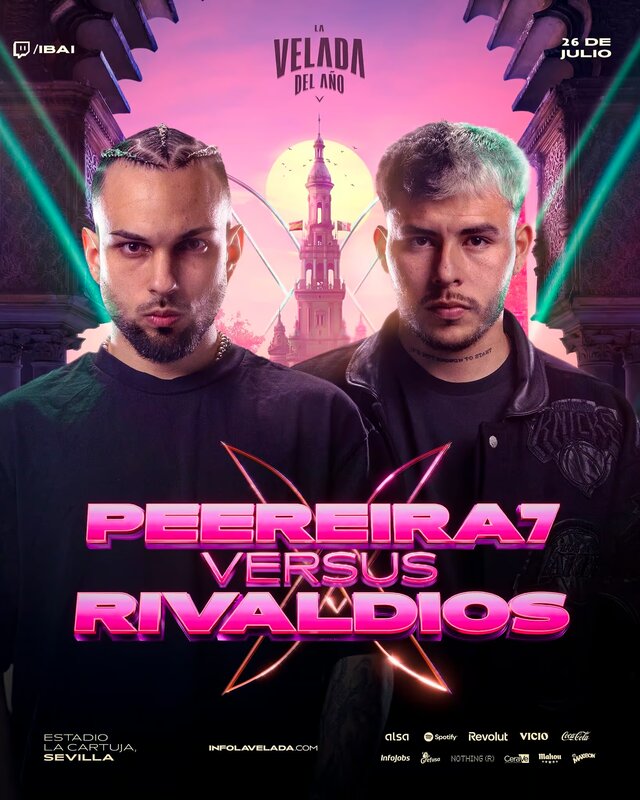 Combate 1 de La Velada del Año 5 - Peereira7 vs. Rivaldios
