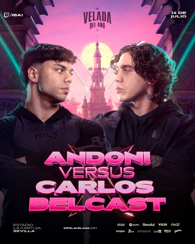 Combate 4 de La Velada del Año 5 - Andoni vs. Carlos Belcast