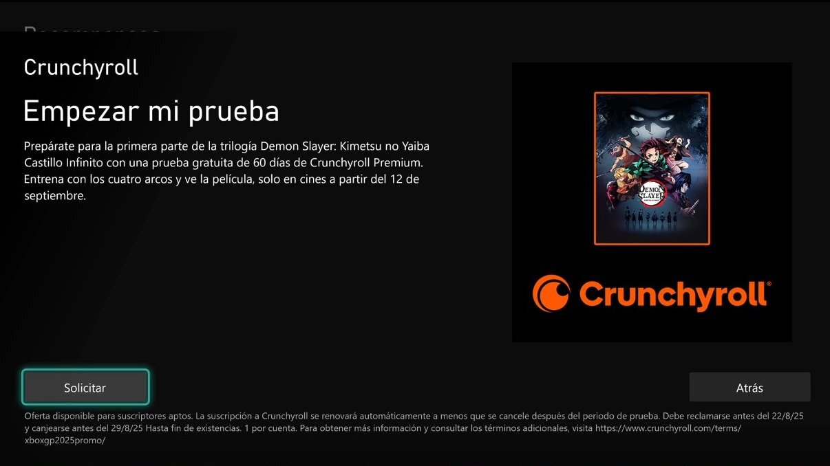 Así puedes tener Crunchyroll Premium por 60 días GRATIS solo por tener Game Pass Ultimate