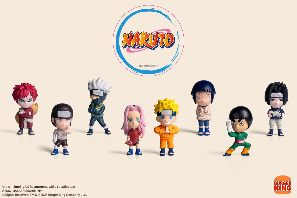 Naruto Burger King figuras
