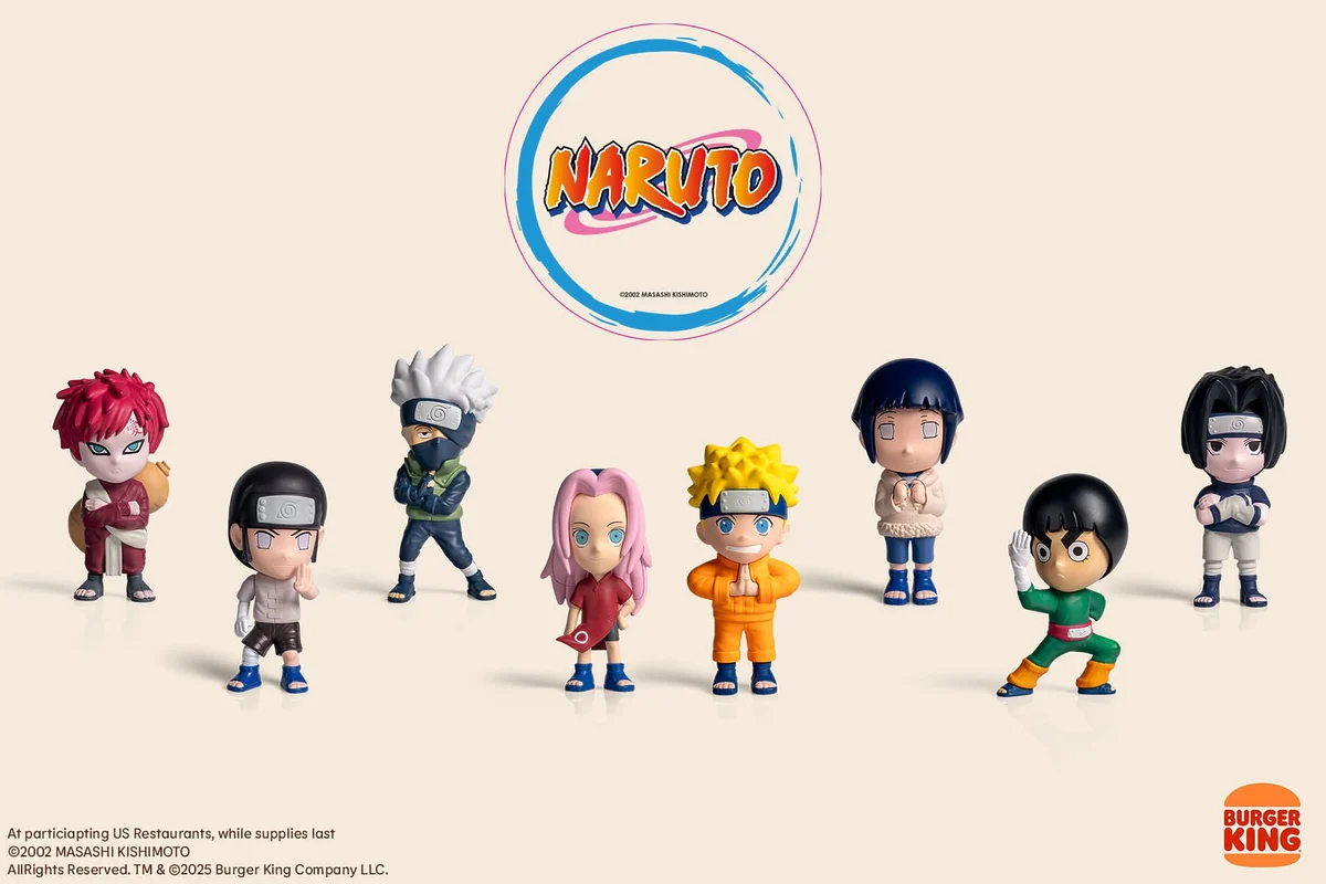 Naruto Burger King figuras