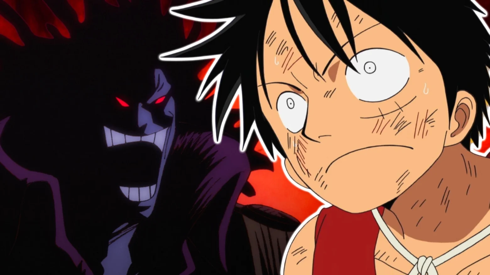 Rocks y Luffy