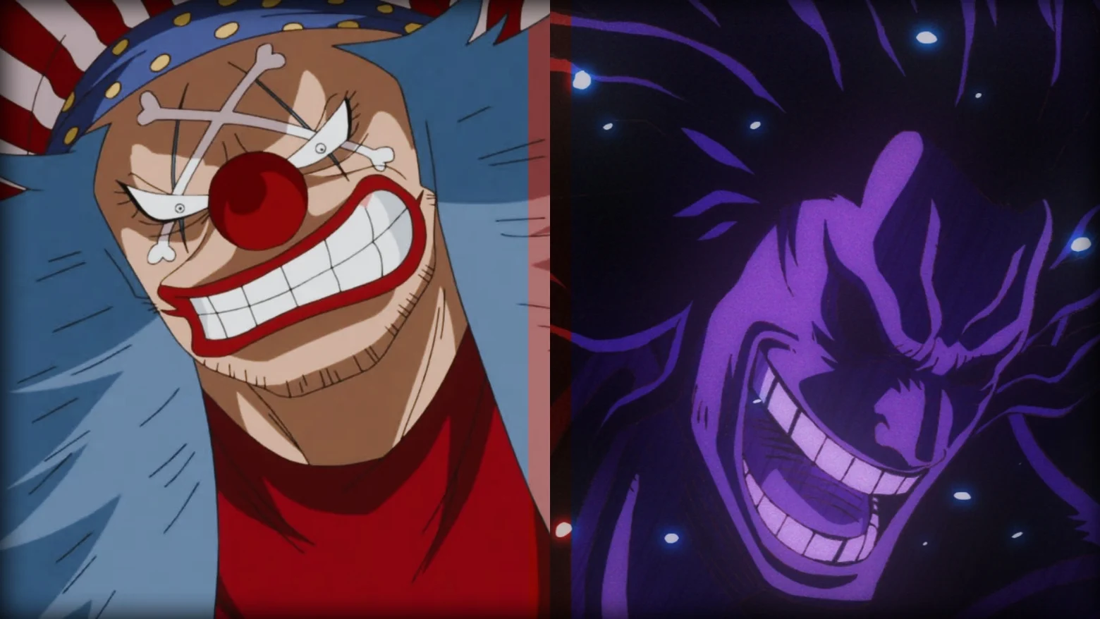 Buggy y Rocks en One Piece