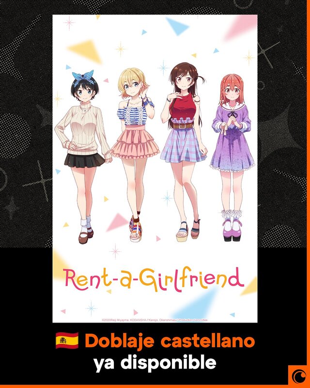 Rent-a-Girlfriend doblaje castellano Crunchyroll