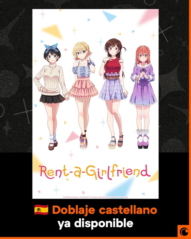 Rent-a-Girlfriend doblaje castellano Crunchyroll