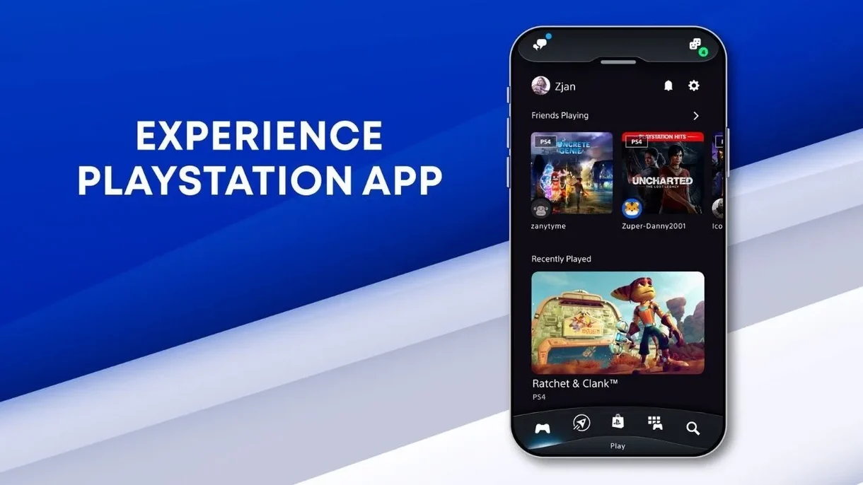 aplicación de playstation