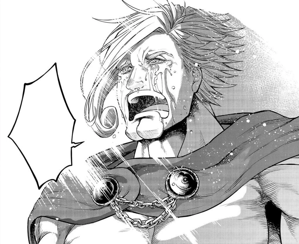 Ares llorando