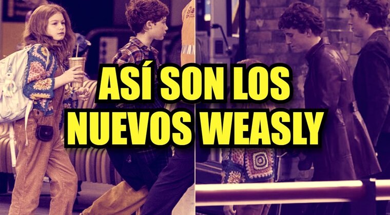 Imagen de Así son los nuevos Weasley: La serie de Harry Potter muestra a Ron, Ginny y más durante el rodaje