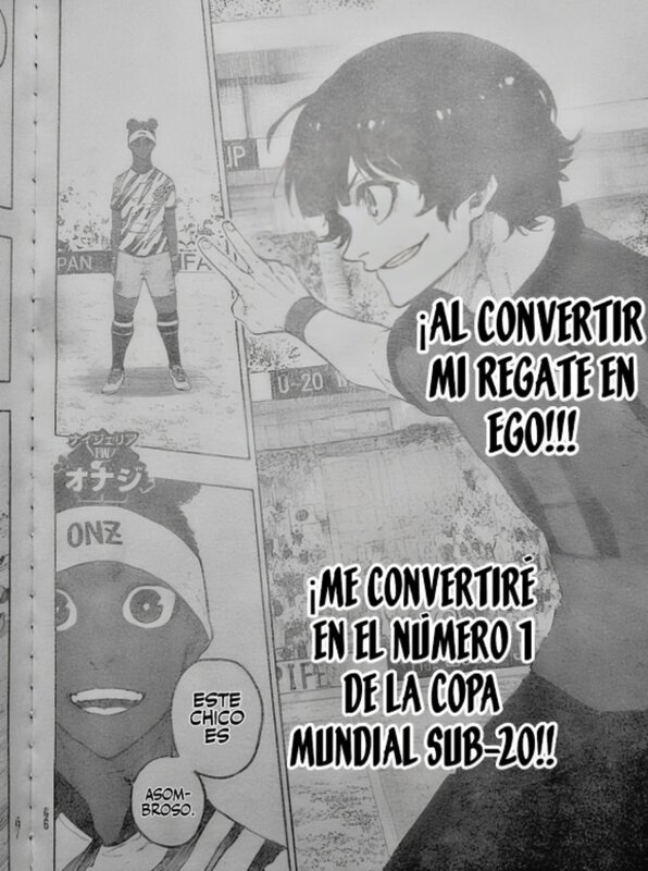 Viñeta filtrada de Blue Lock