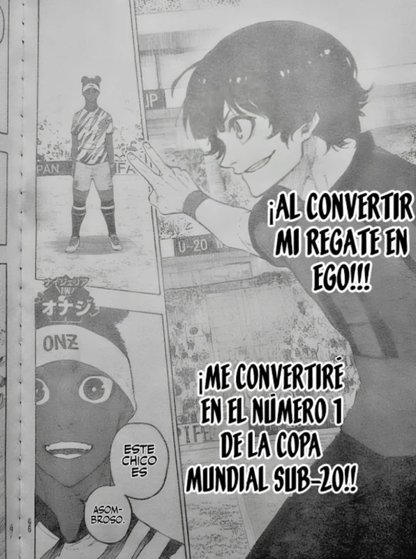Viñeta filtrada de Blue Lock
