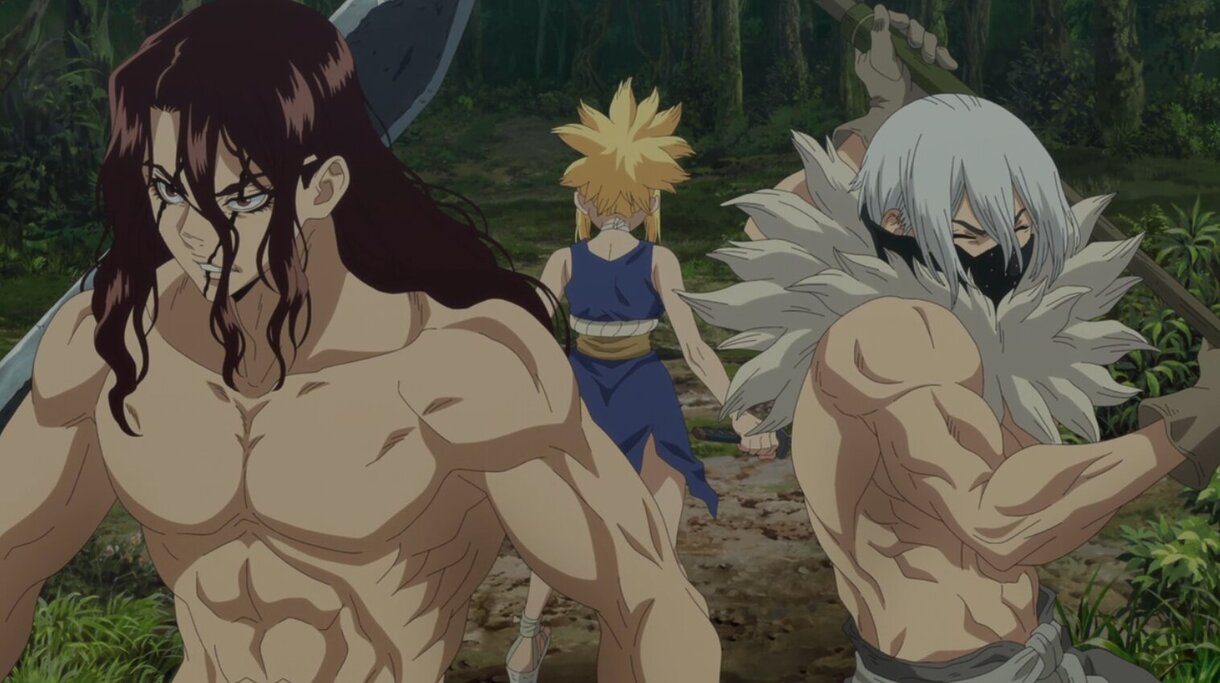 Dr Stone Tsukasa Hyoga Kohaku