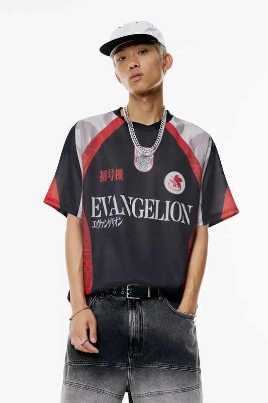 evangelion camiseta pull & bear
