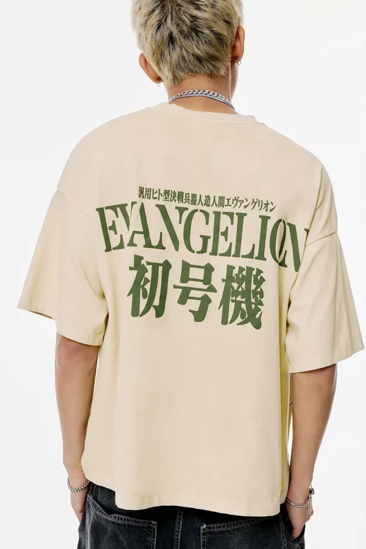evangelion camiseta pull & bear