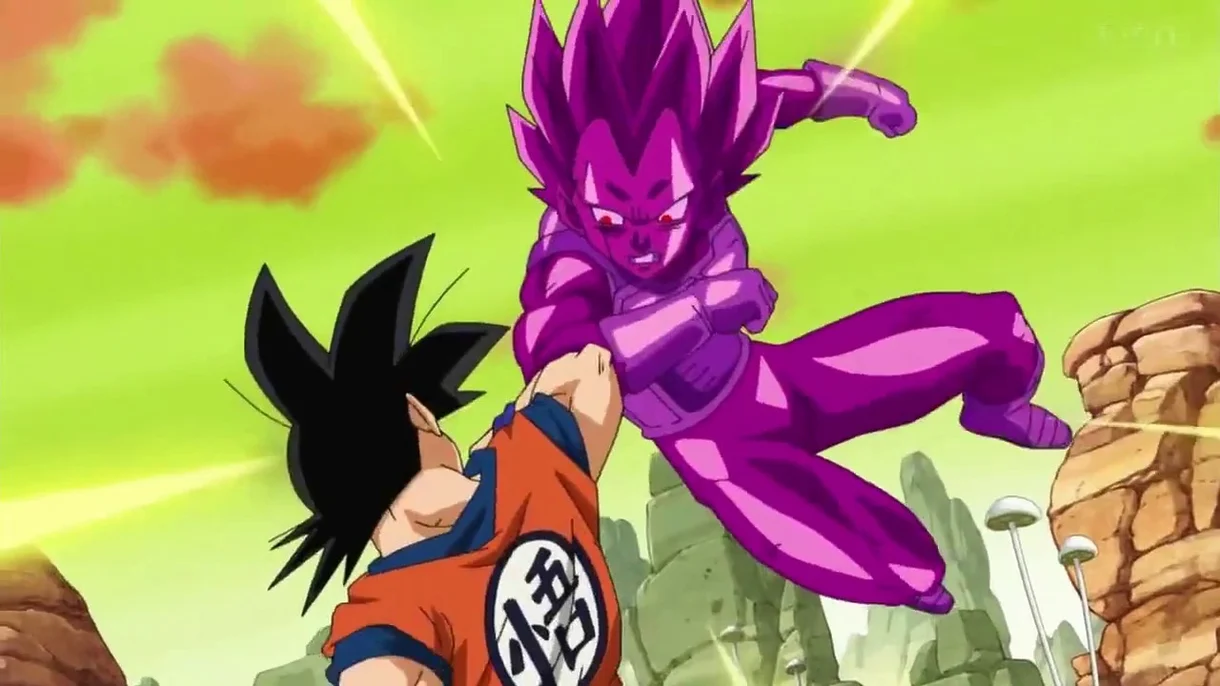 goku copia vegeta
