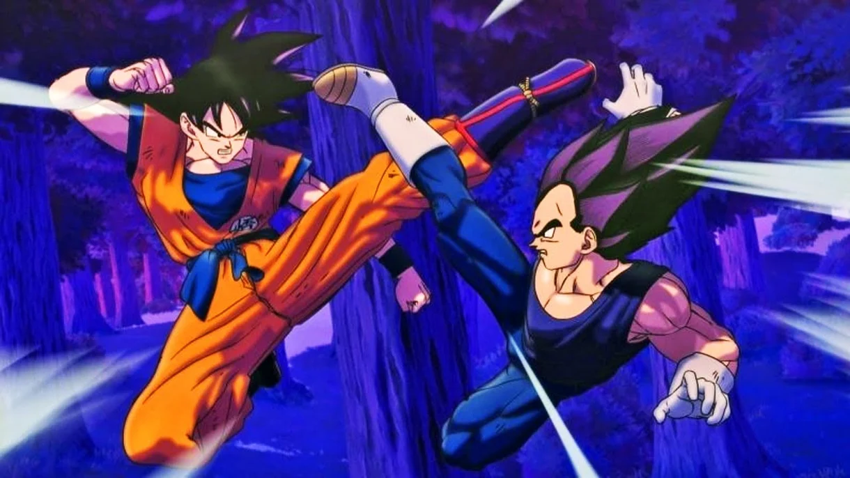goku vegeta super hero