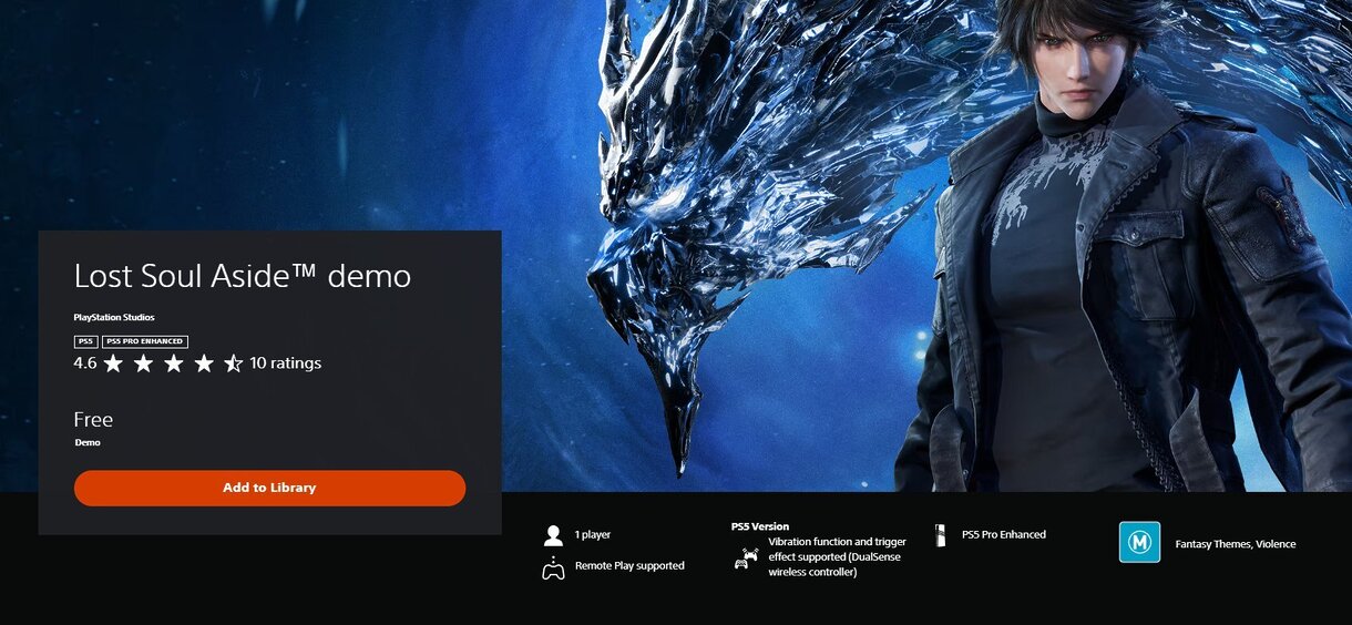 ¿Tienes dudas con Lost Soul Aside? El juego contará con una demo para así despejarlas