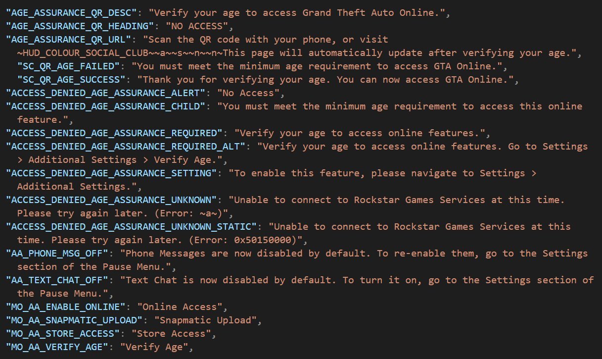 ¿Eres menor de edad y juegas GTA Online? Esto podría dejarte fuera del juego