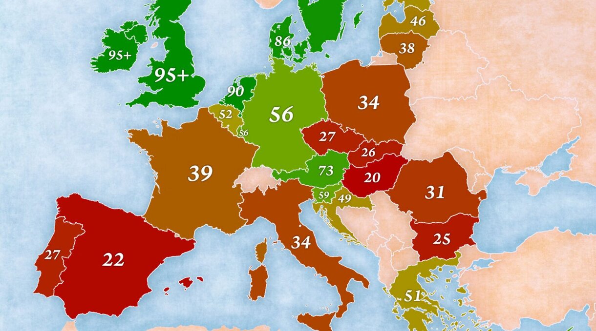 mapa de habla inglesa en españa