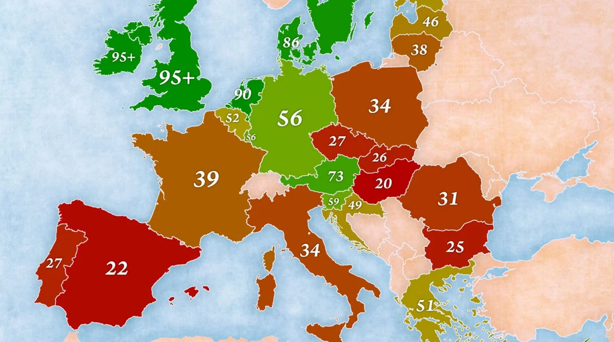 mapa de habla inglesa en españa