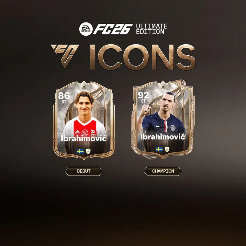 Todos los nuevos ICONOS que tendremos en EA Sports FC 26 revelados oficialmente