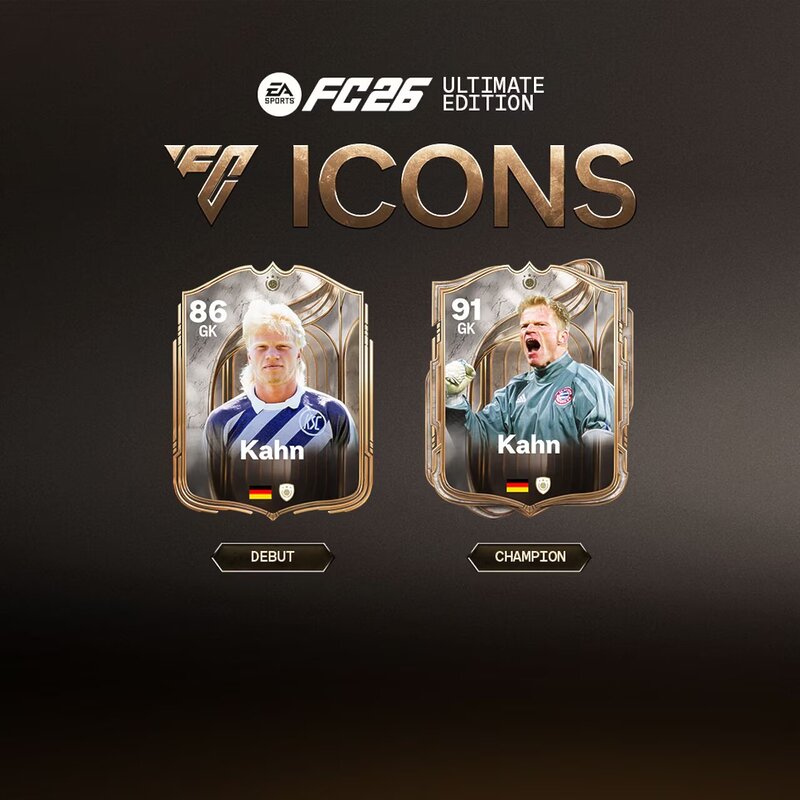 Todos los nuevos ICONOS que tendremos en EA Sports FC 26 revelados oficialmente