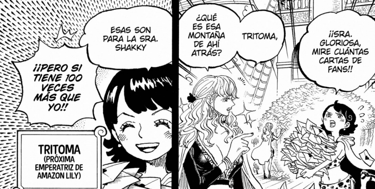 Tritoma en One Piece