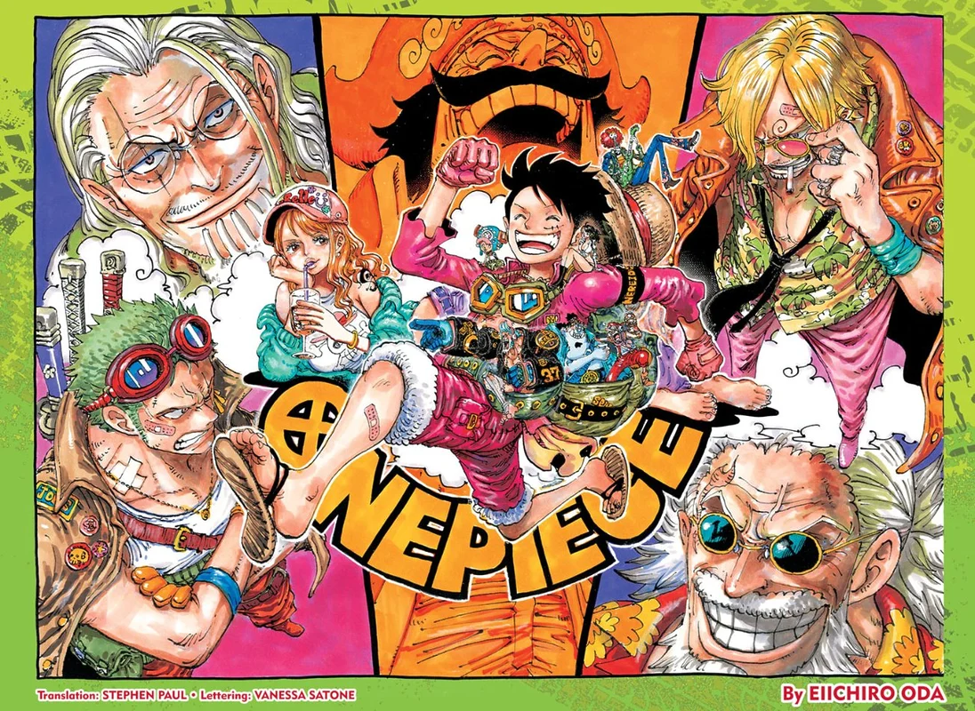 Página a color del capítulo 1156 de One Piece