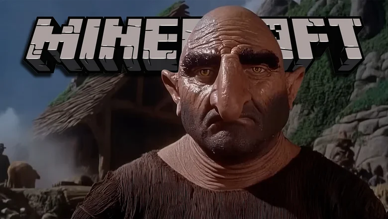 película terror minecraft 80s