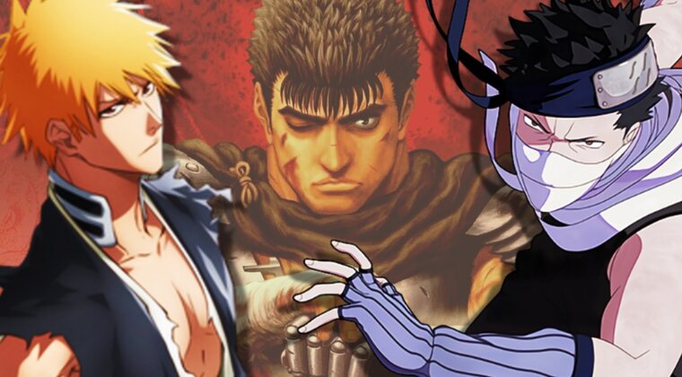 Imagen de 10 personajes de anime con armas gigantes como Guts, de Berserk