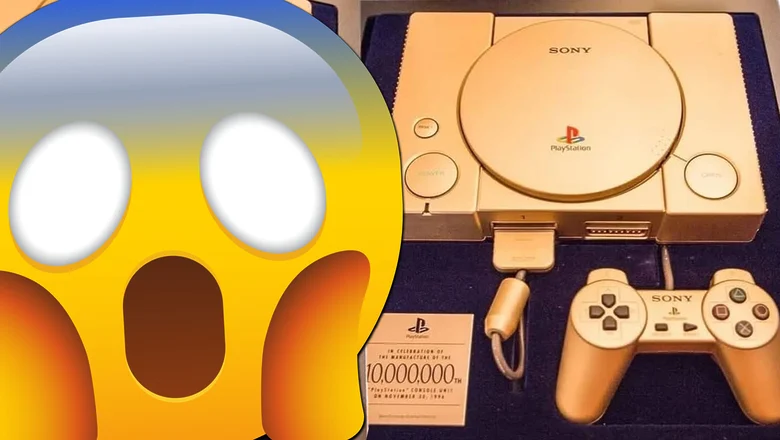 Esta PS1 es la más exclusiva del mundo, de oro, solo existe una y puede tener un precio incalculable