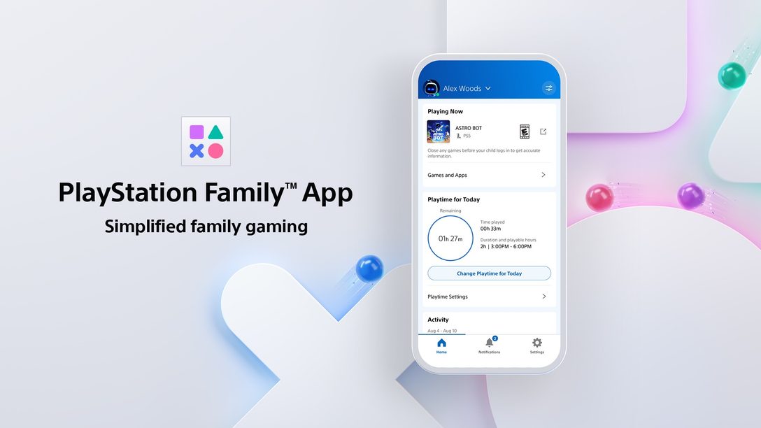 Así es 'PlayStation Family': la nueva aplicación de control parental y administración familiar