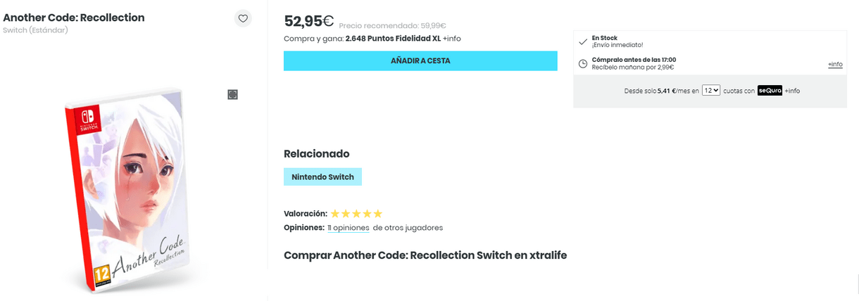 Another Code: Recollection