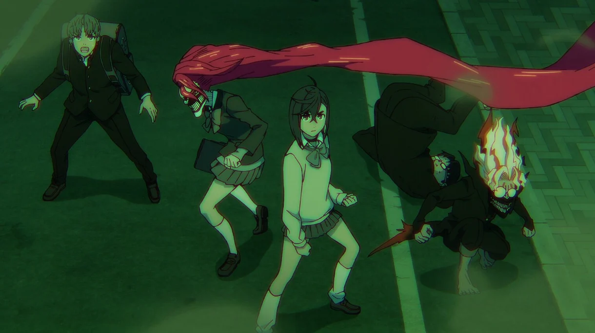 Dandadan Momo Aira Okarun Jiji Kinta