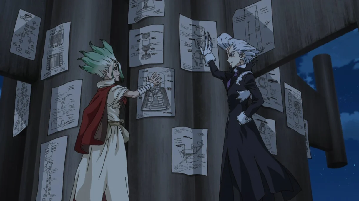 Dr Stone Science Future Senku Xeno aliados