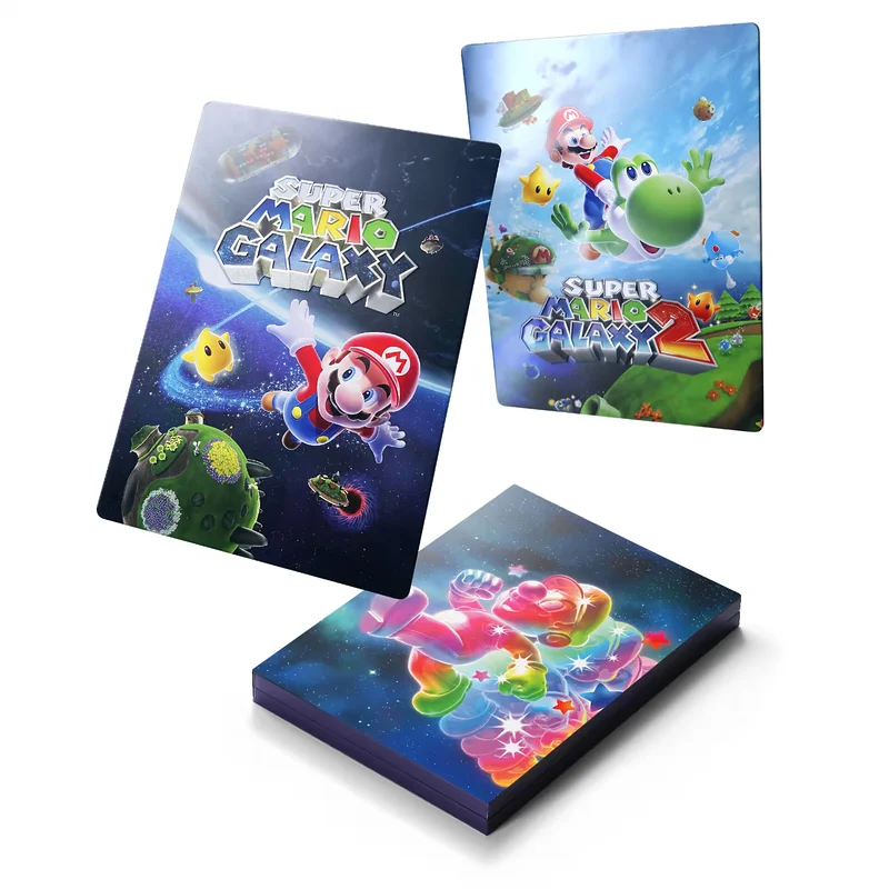 Nintendo anuncia un pack físico de Super Mario Galaxy 1+2 con steelbook y pósteres metálicos