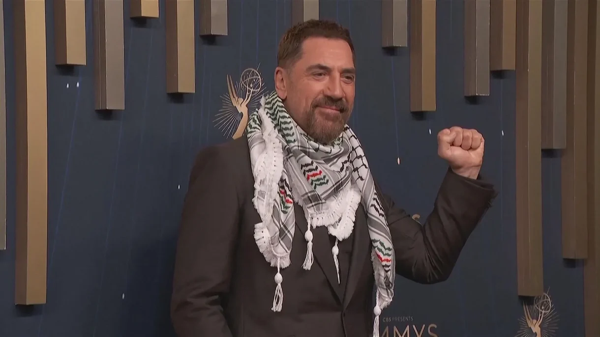 javier bardem emmy 2025 palestina