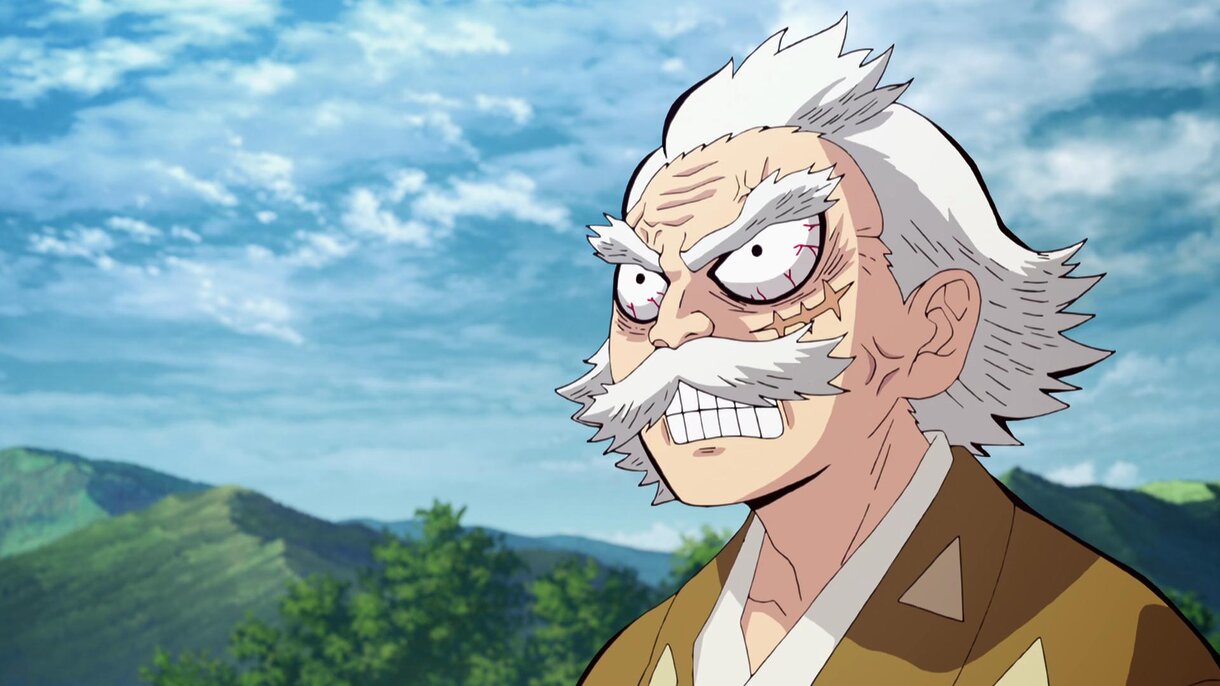Kimetsu no Yaiba Jigoro Kuwajima abuelo Zenitsu
