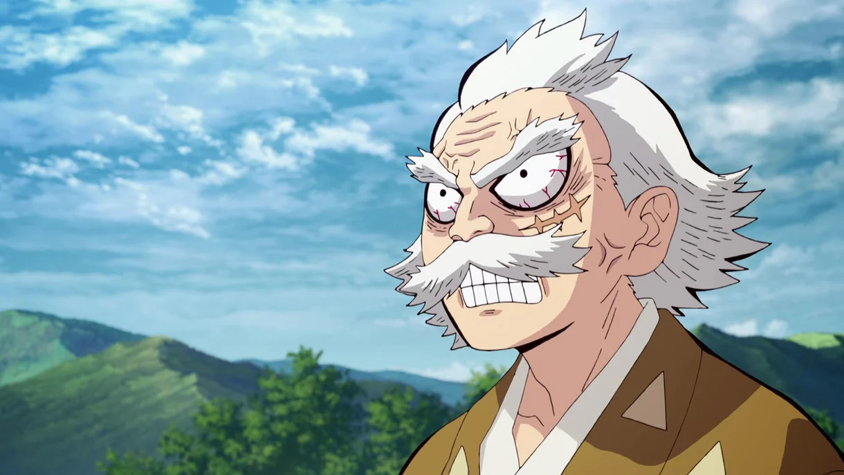 Kimetsu no Yaiba Jigoro Kuwajima abuelo Zenitsu