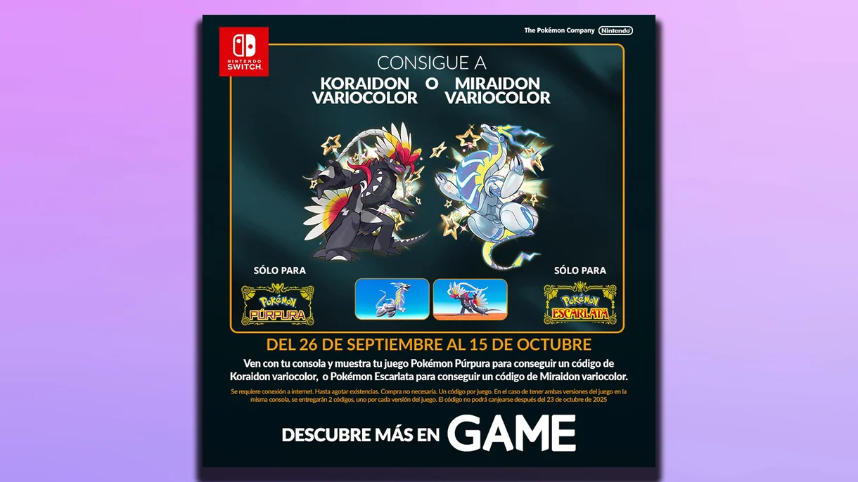 Miraidon y Koraidon Shiny