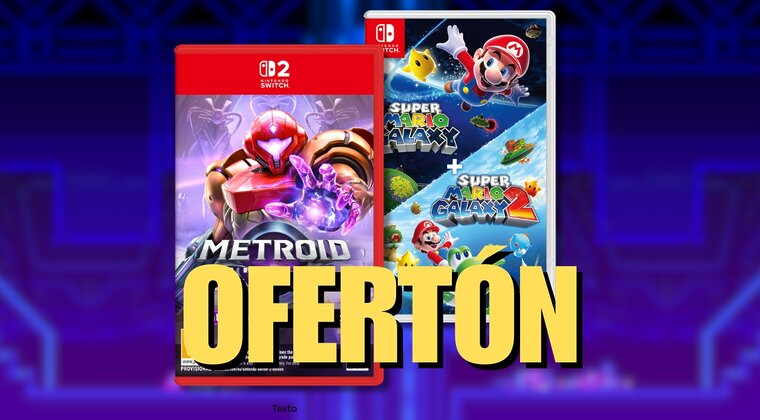 Imagen de ¡Ofertón! Reserva Metroid Prime 4 y Super Mario Galaxy 1 y 2 para Nintendo Switch 2 al mejor precio posible