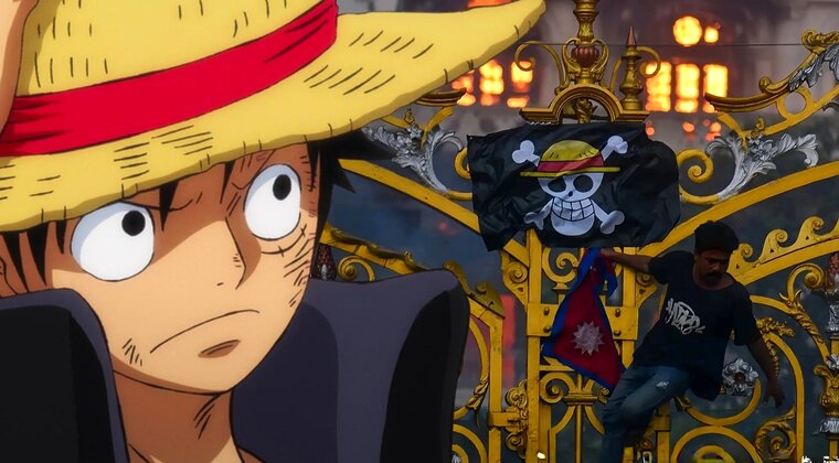 Imagen de La bandera de Luffy en One Piece se convierte en símbolo de rebelión y libertad en las protestas de Nepal