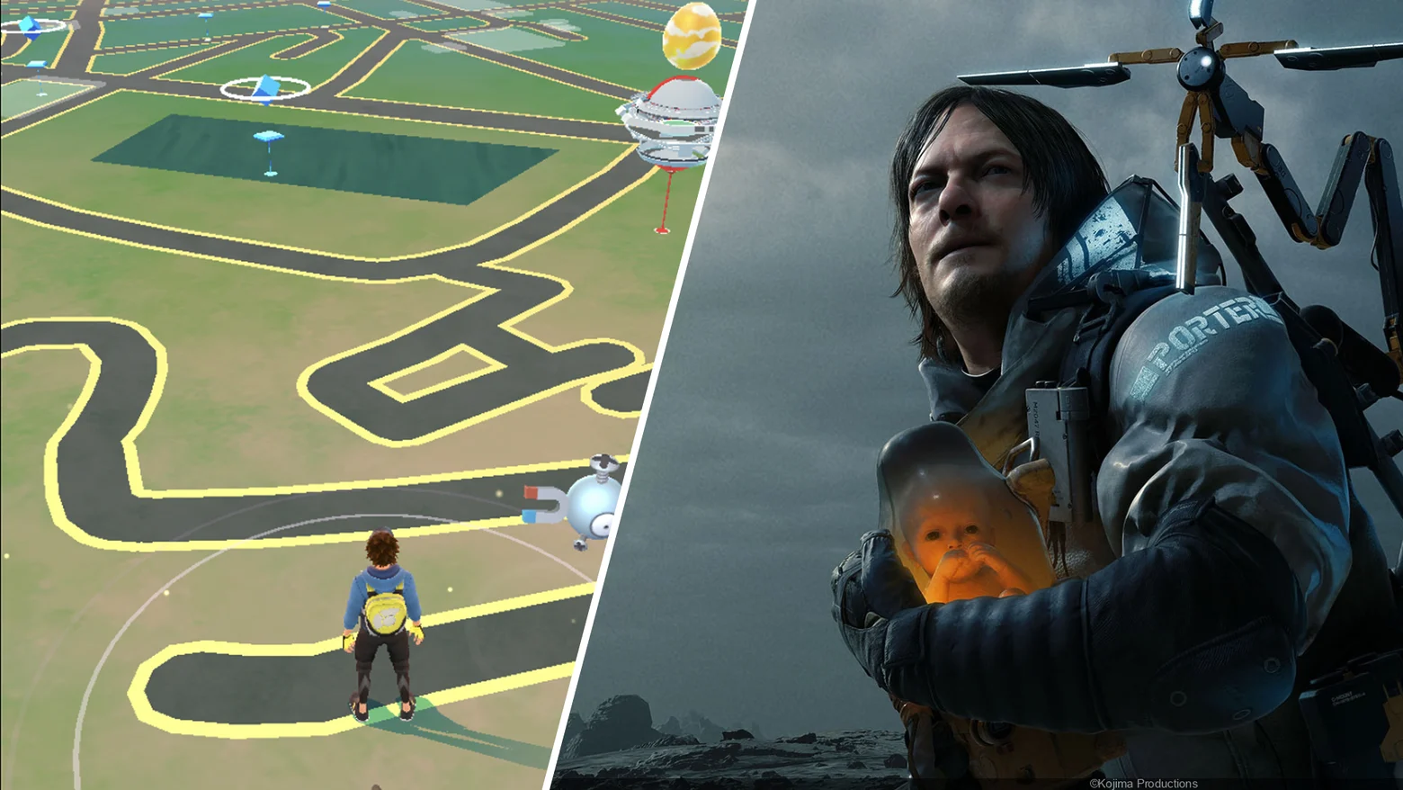 pokémon go death stranding