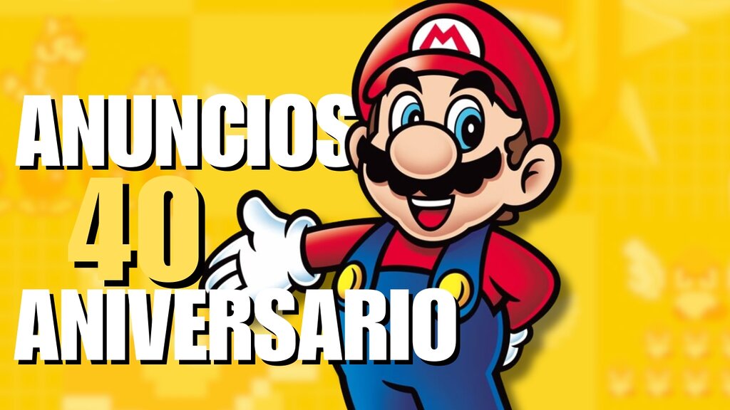 Mario, 40 aniversario, anuncios