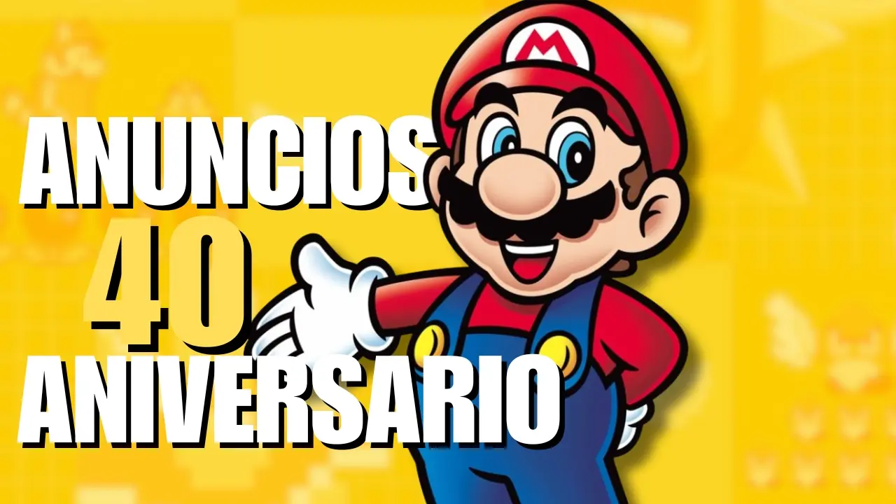 Mario, 40 aniversario, anuncios